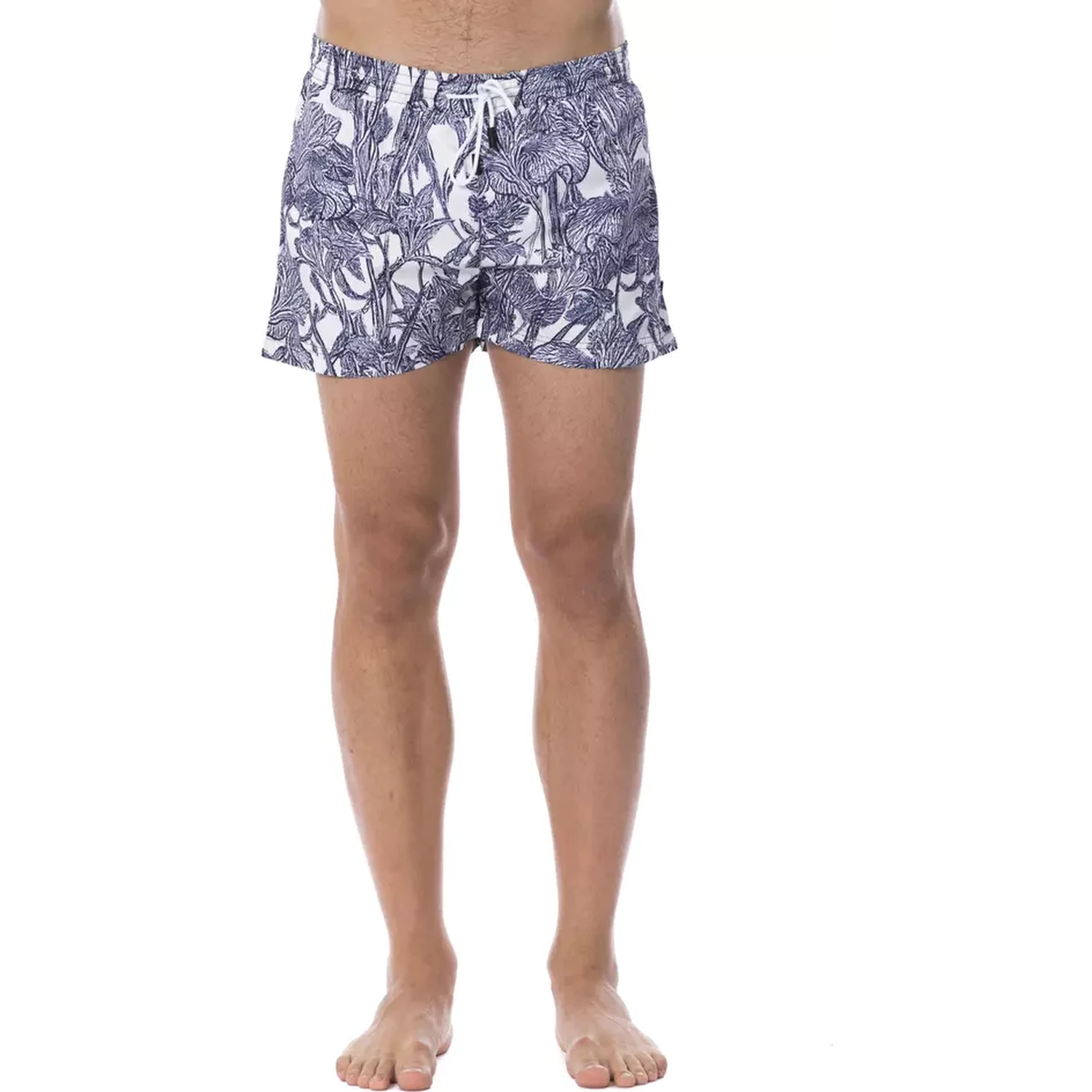 Light Blue Polyester Swimwear
