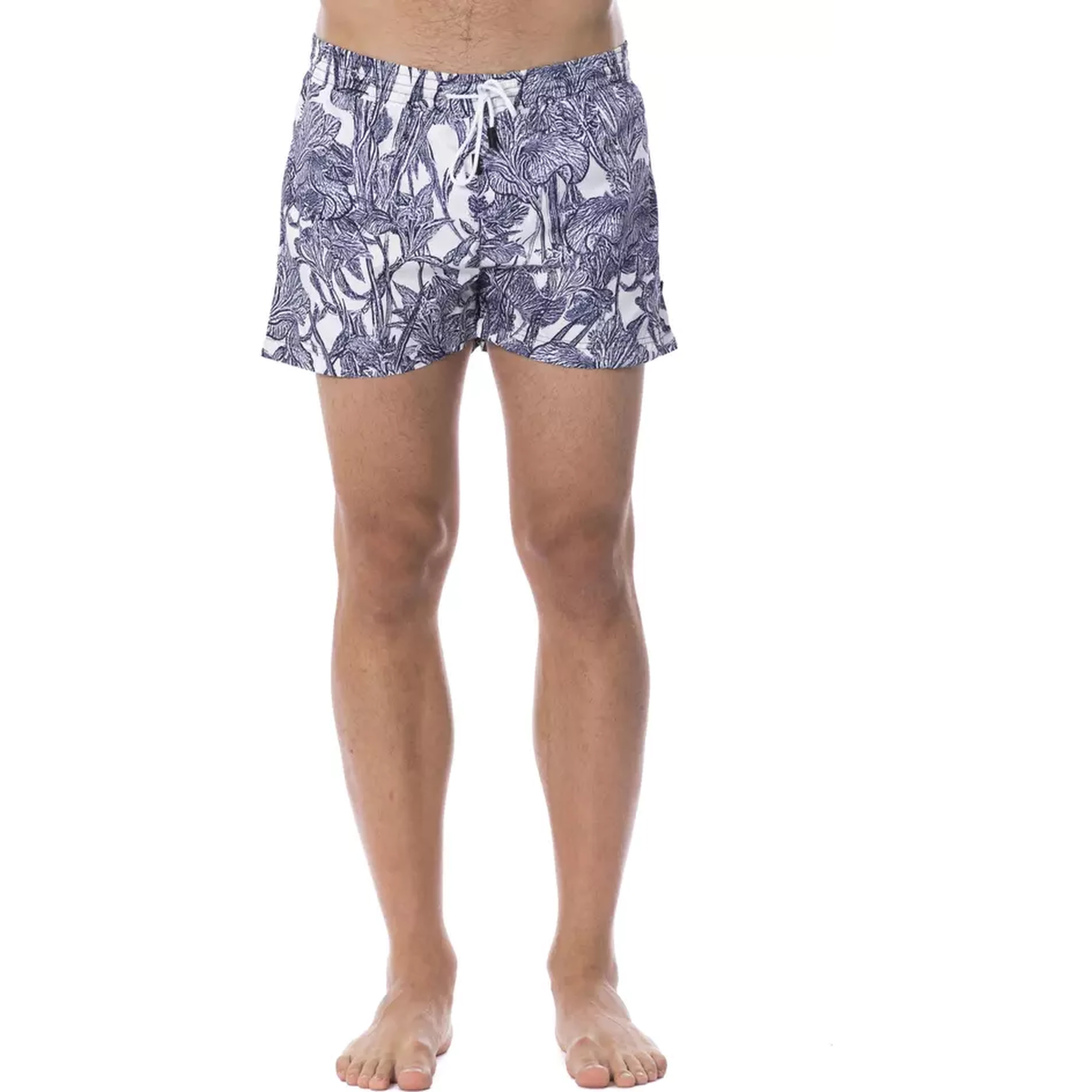 Light Blue Polyester Swimwear