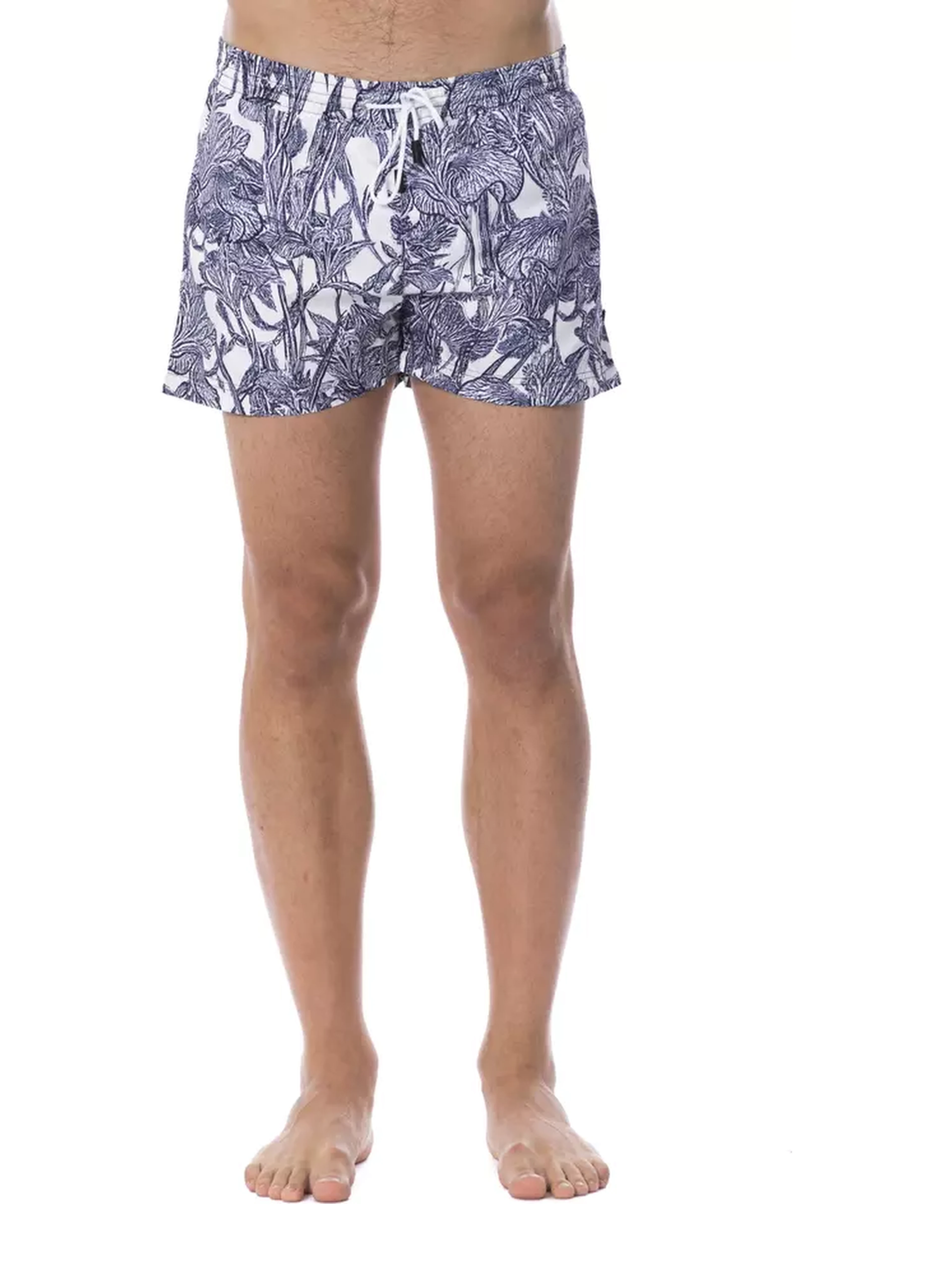 Light Blue Polyester Swimwear