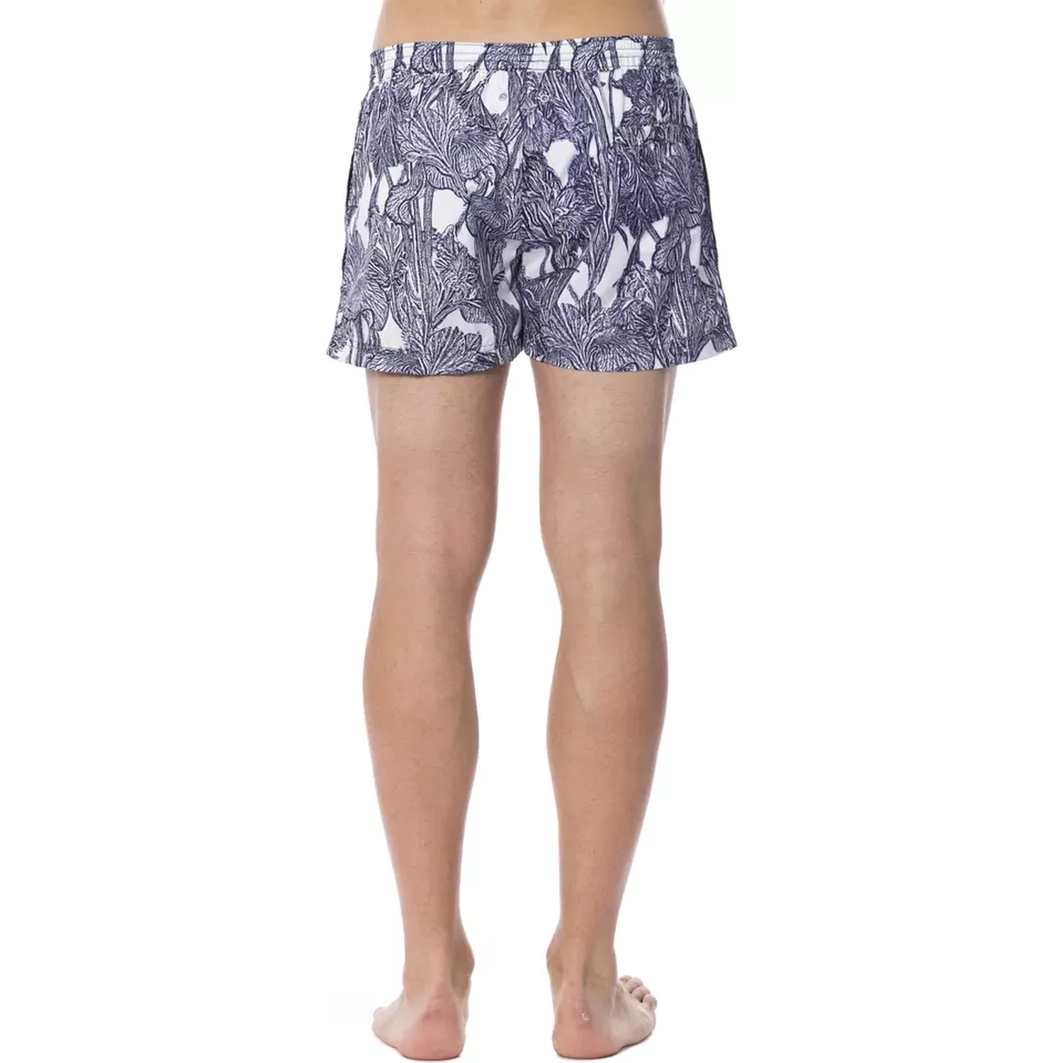 Light Blue Polyester Swimwear