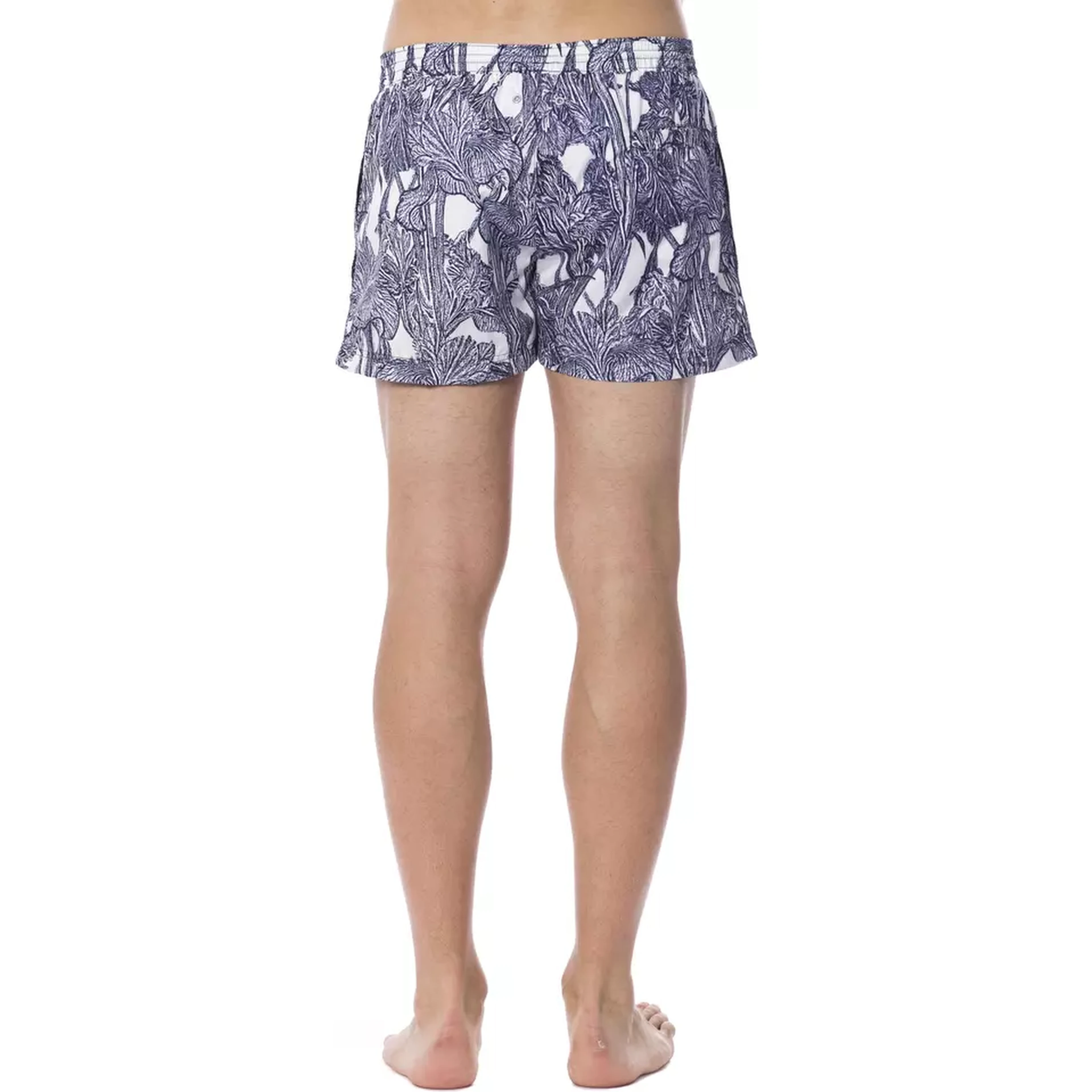 Light Blue Polyester Swimwear
