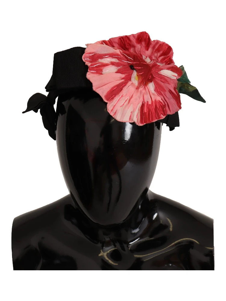 Black Silk White Hair Parrucchiera Diadem Headband