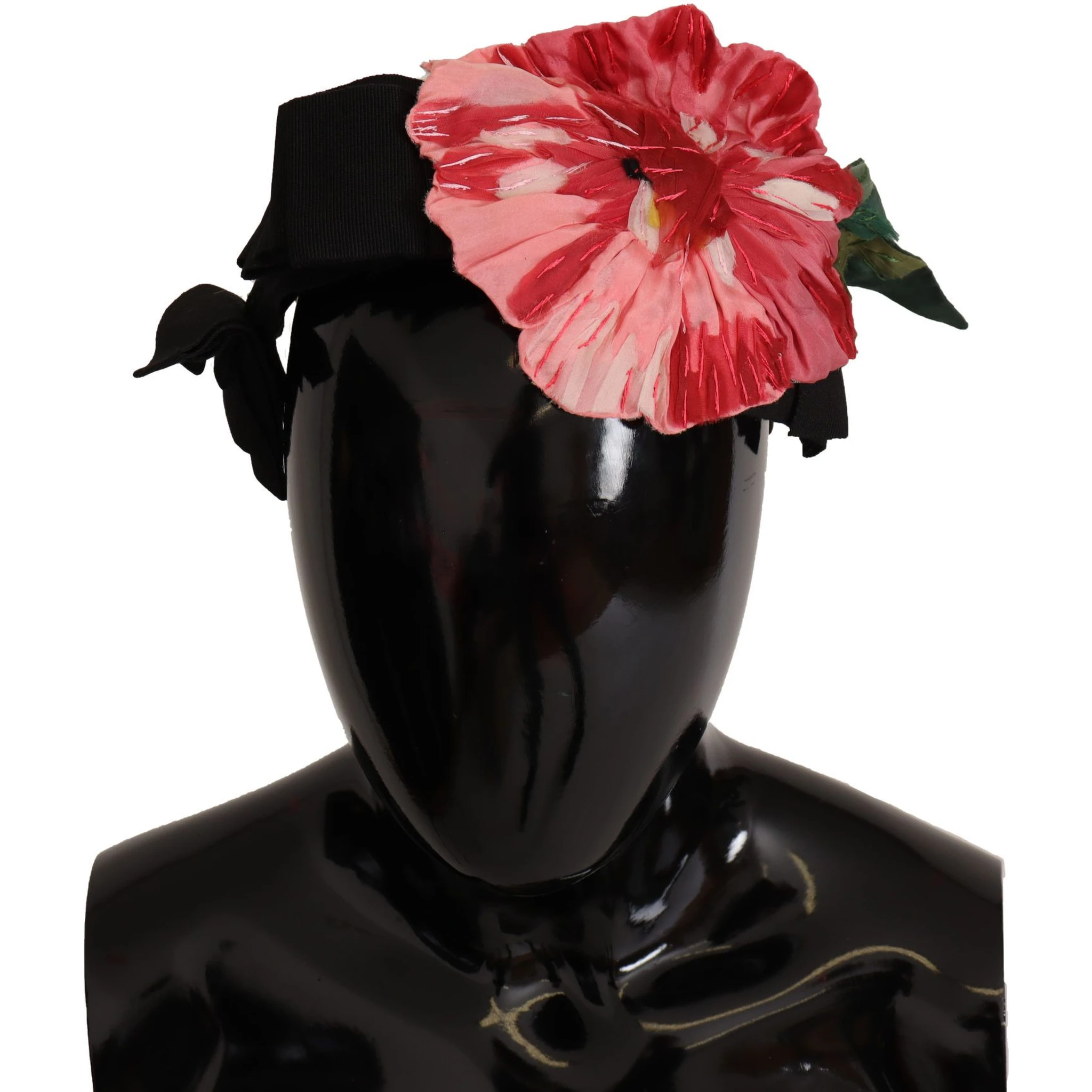 Black Silk White Hair Parrucchiera Diadem Headband