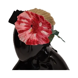 Black Silk White Hair Parrucchiera Diadem Headband