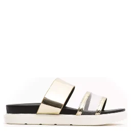Gold Polyethylene Sandal