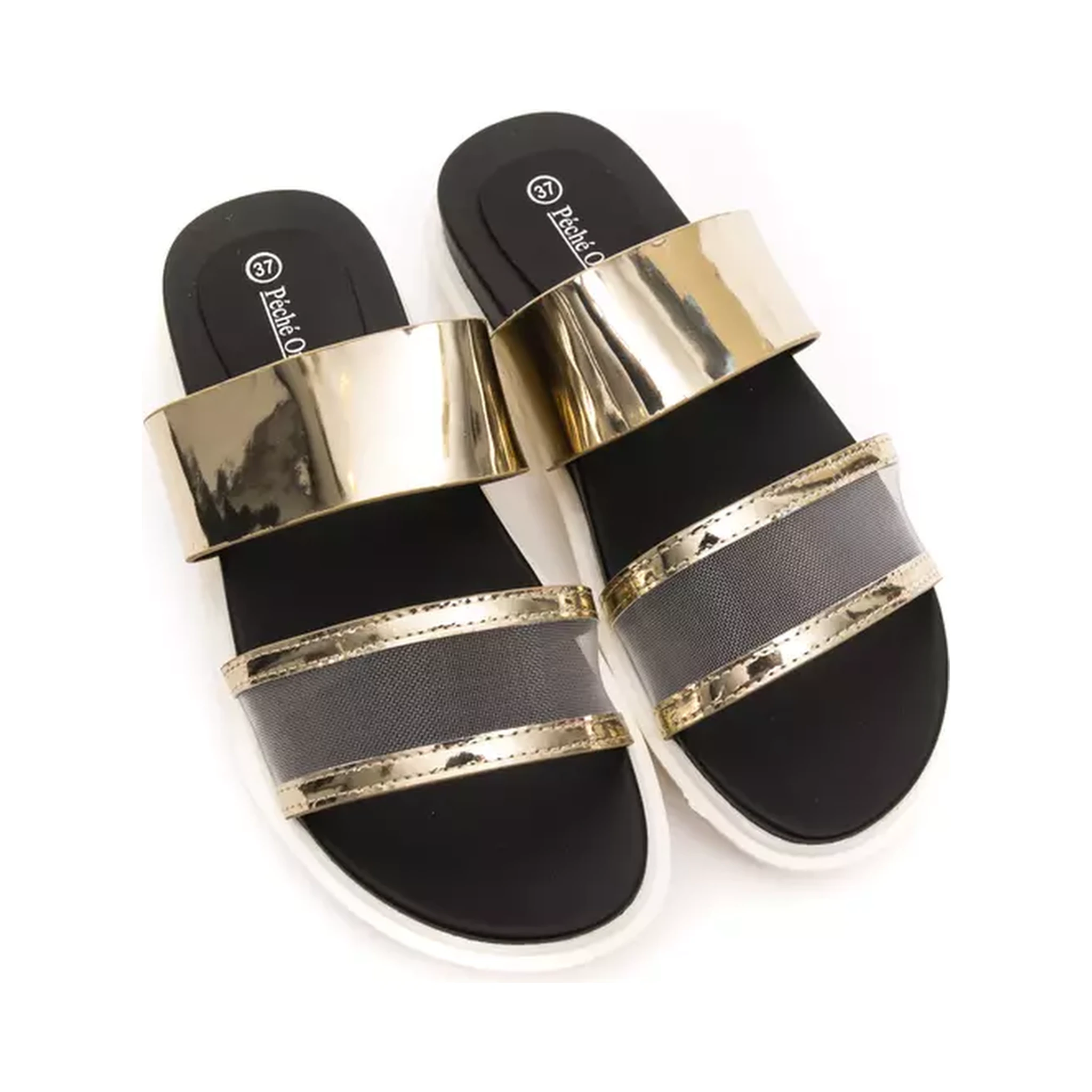 Gold Polyethylene Sandal