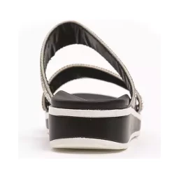 Silver Textile Sandal