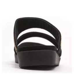 Gold Textile Sandal