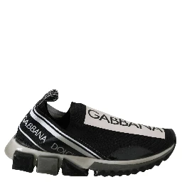Black White SORRENTO Sport Stretch Sneakers