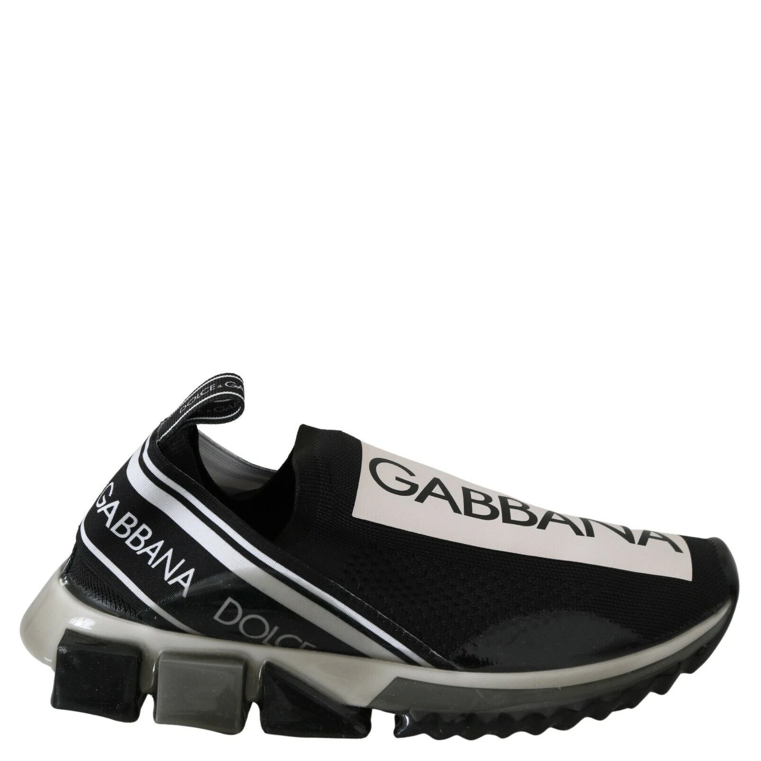 Black White SORRENTO Sport Stretch Sneakers