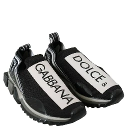 Black White SORRENTO Sport Stretch Sneakers