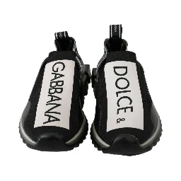 Black White SORRENTO Sport Stretch Sneakers