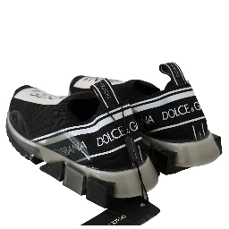 Black White SORRENTO Sport Stretch Sneakers