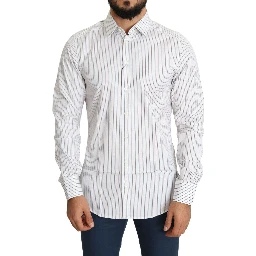 White Striped Formal MARTINI Shirt