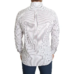 White Striped Formal MARTINI Shirt