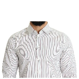 White Striped Formal MARTINI Shirt