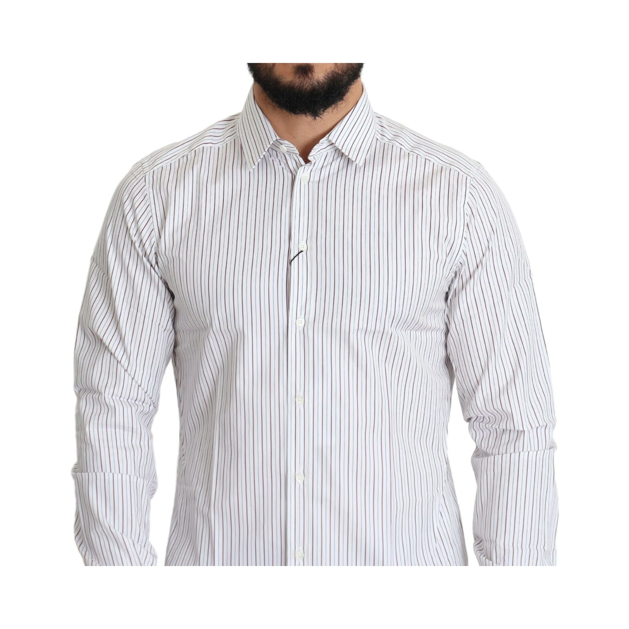White Striped Formal MARTINI Shirt
