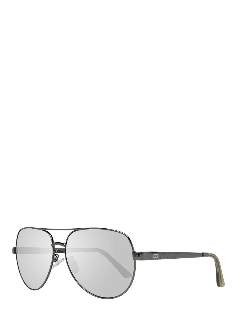 Gray Metal Sunglasses