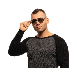 Gray Metal Sunglasses