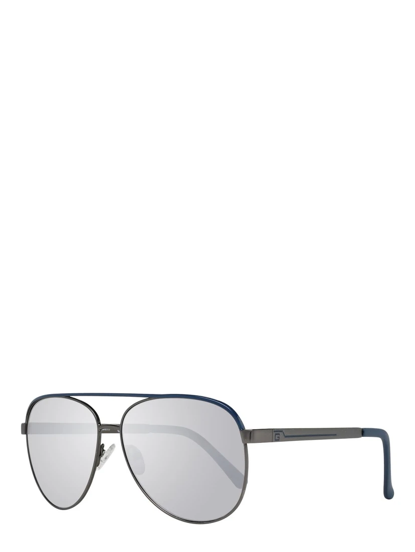 Gray Metal Sunglasses