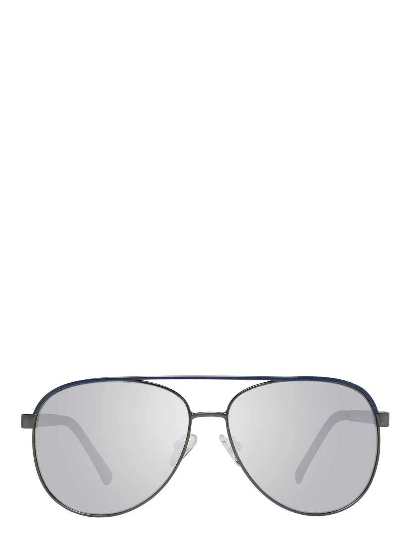 Gray Metal Sunglasses