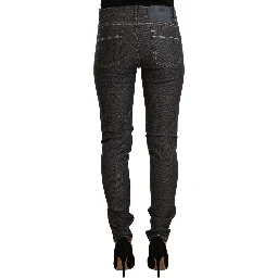 Black Low Waist Skinny Denim Slim Fit Jeans