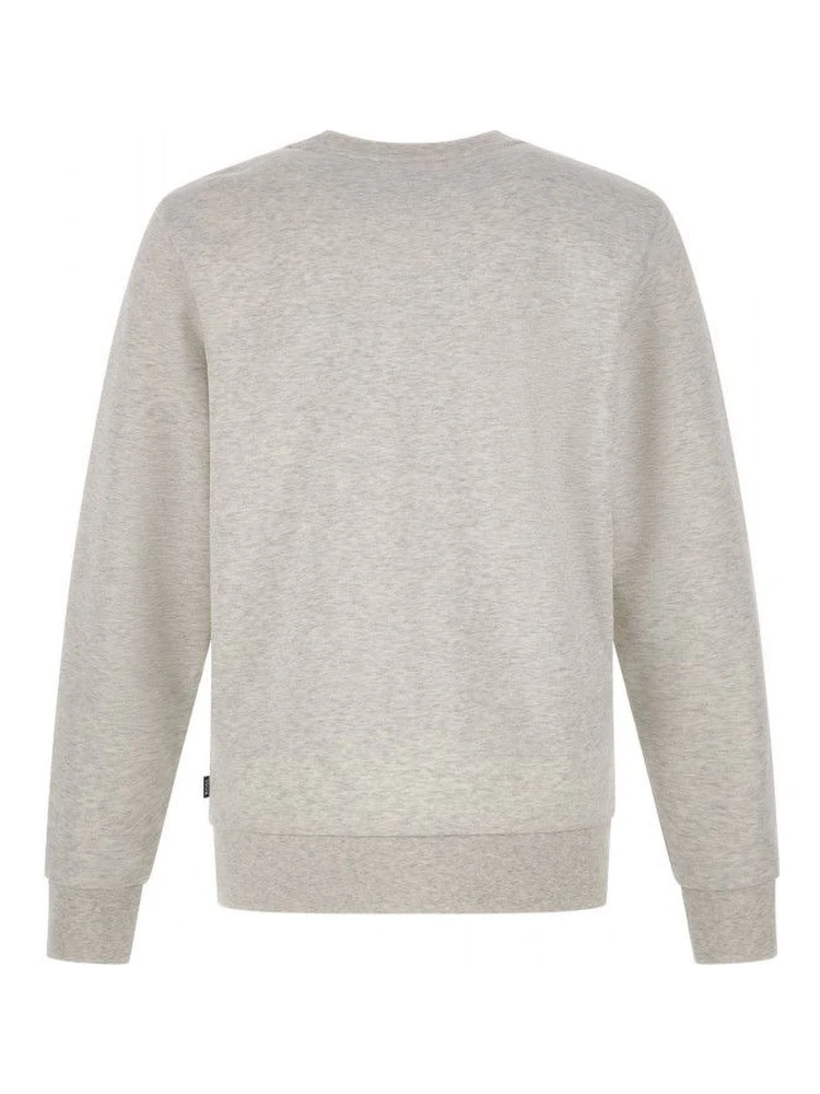 Grey Cotton Logo Details Sweatshirt alternative