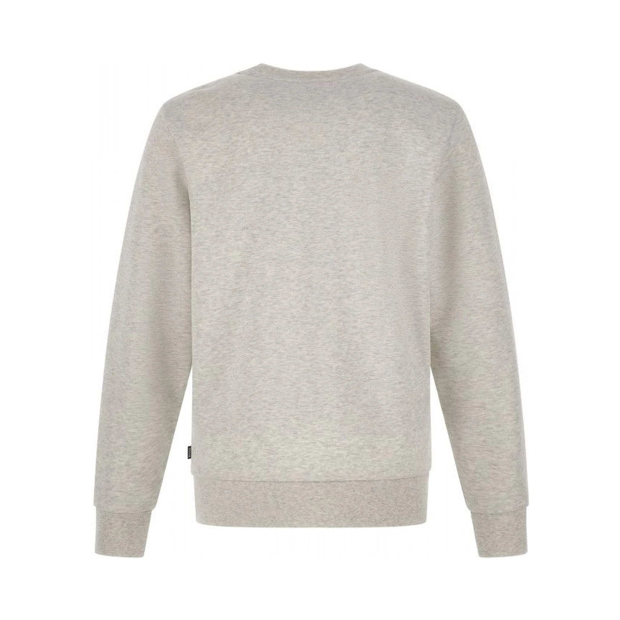 Grey Cotton Logo Details Sweatshirt