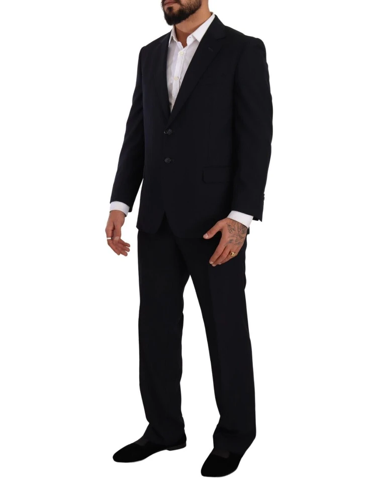 Blue Polyester Single Breasted Formal Suit alternative
