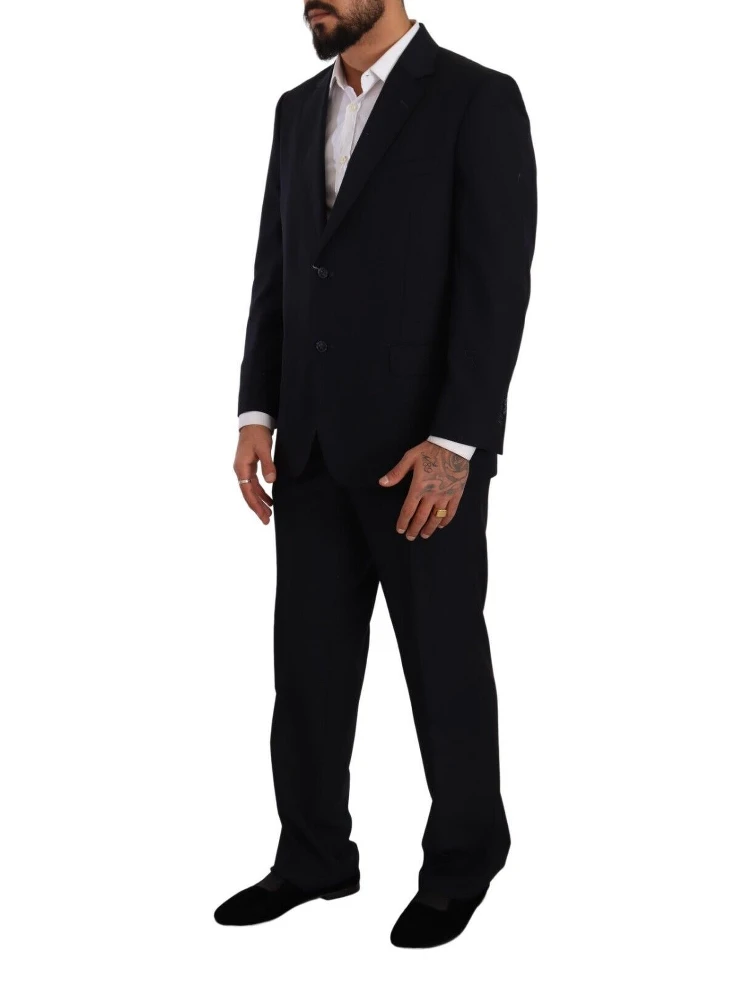 Blue Polyester Single Breasted Formal Suit alternative