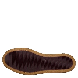Brown Suede Leather Slip On Flats Moccasin Shoes