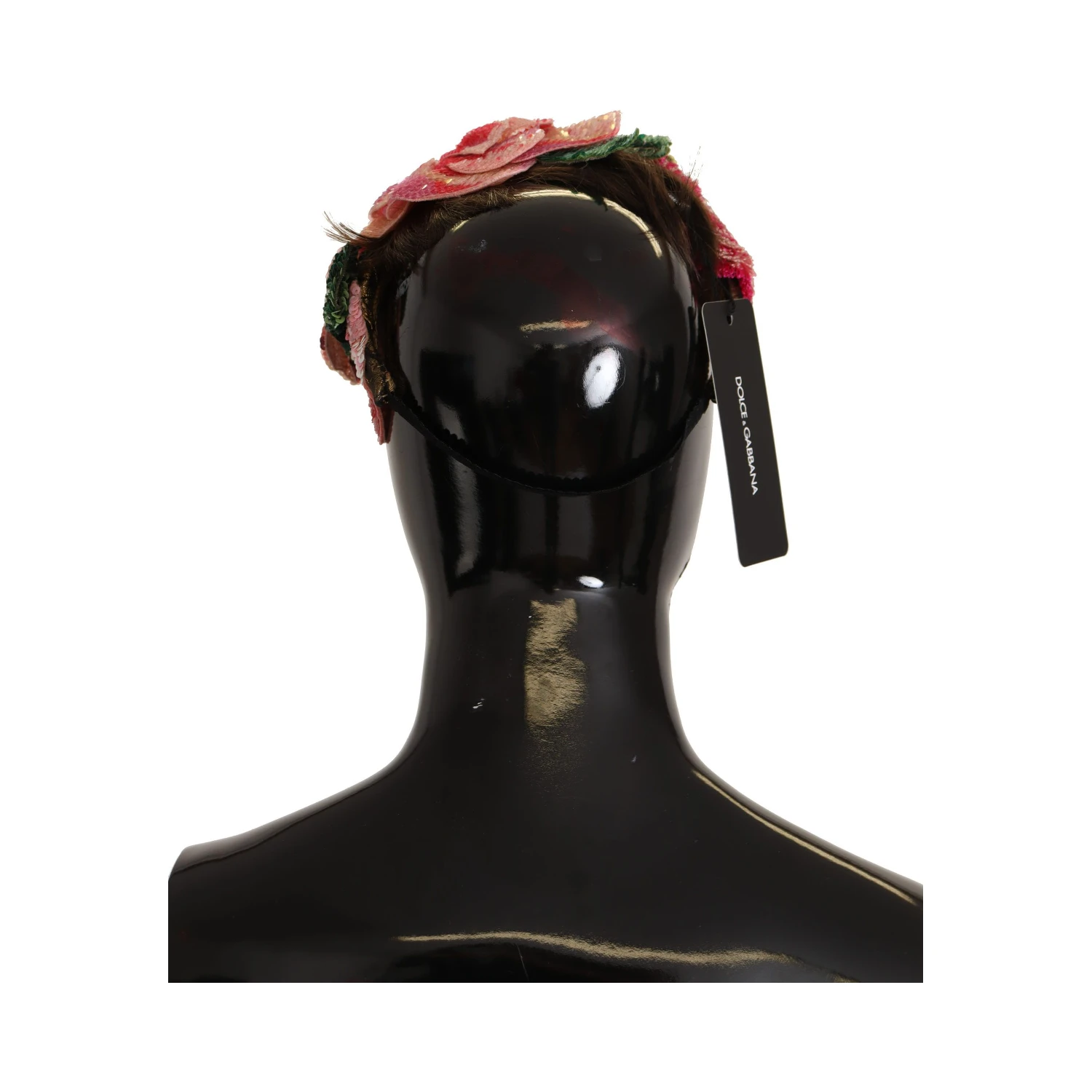 Multicolor Sequined Lurex Black Hair Headband