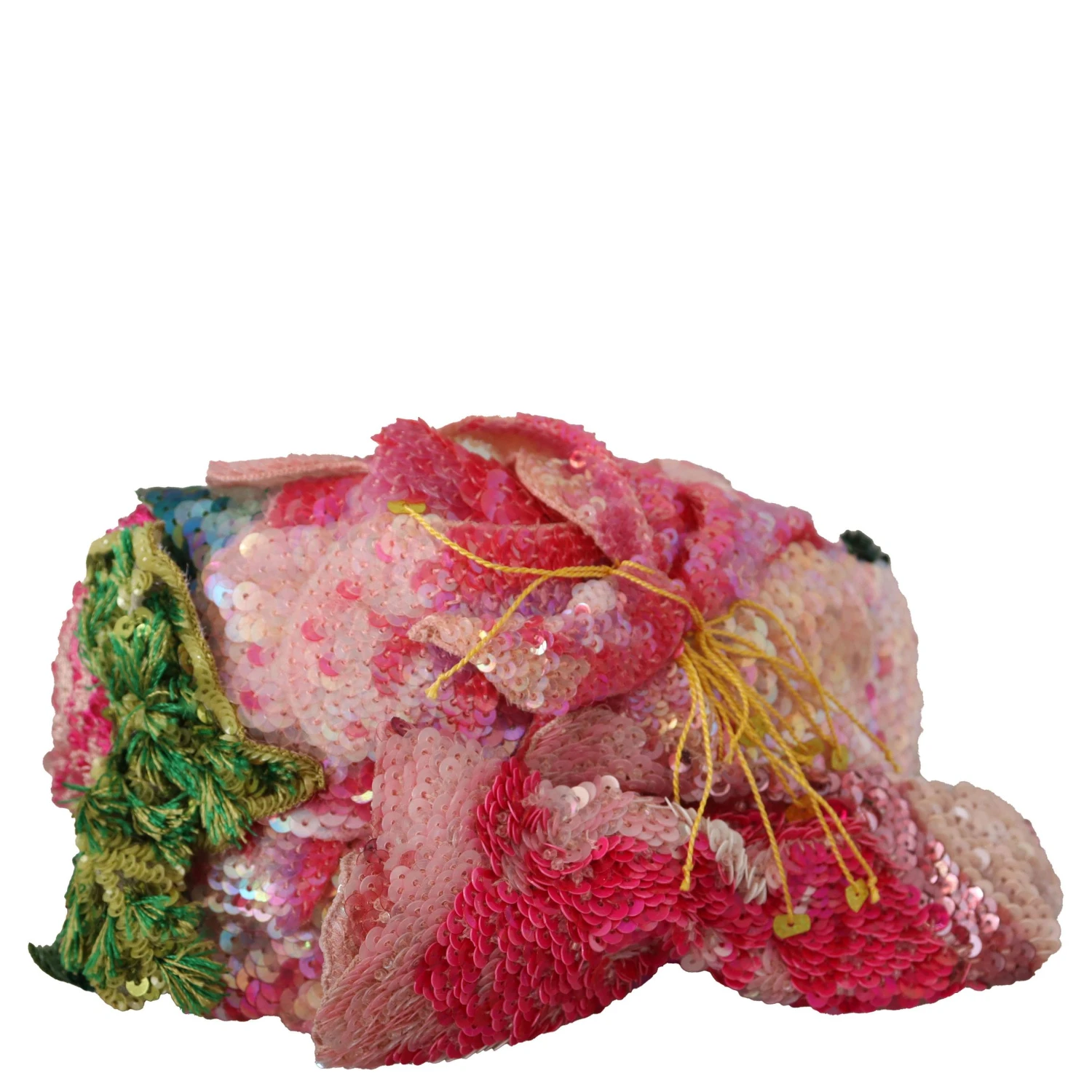 Multicolor Sequined Lurex Black Hair Headband