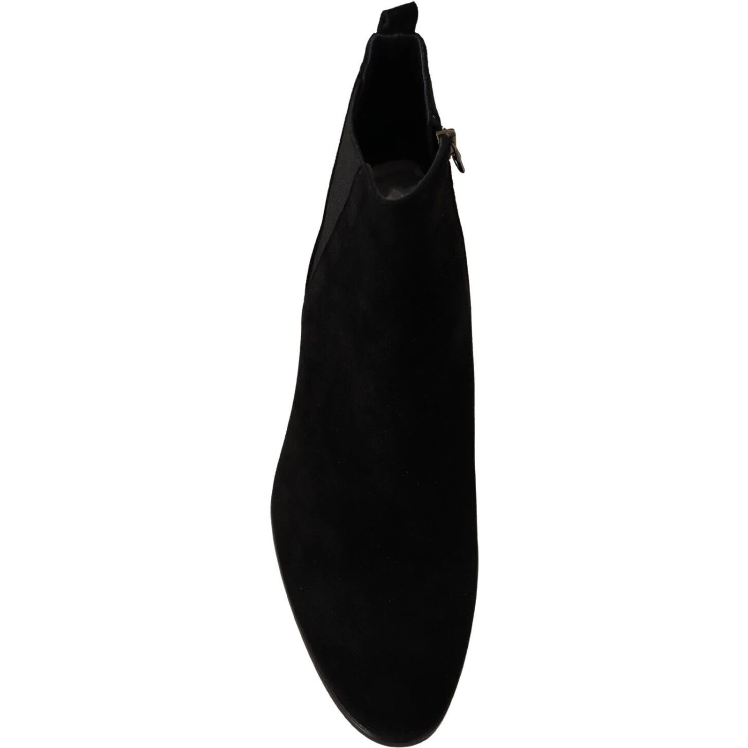 Black Suede Leather Chelsea Mens Boots Shoes