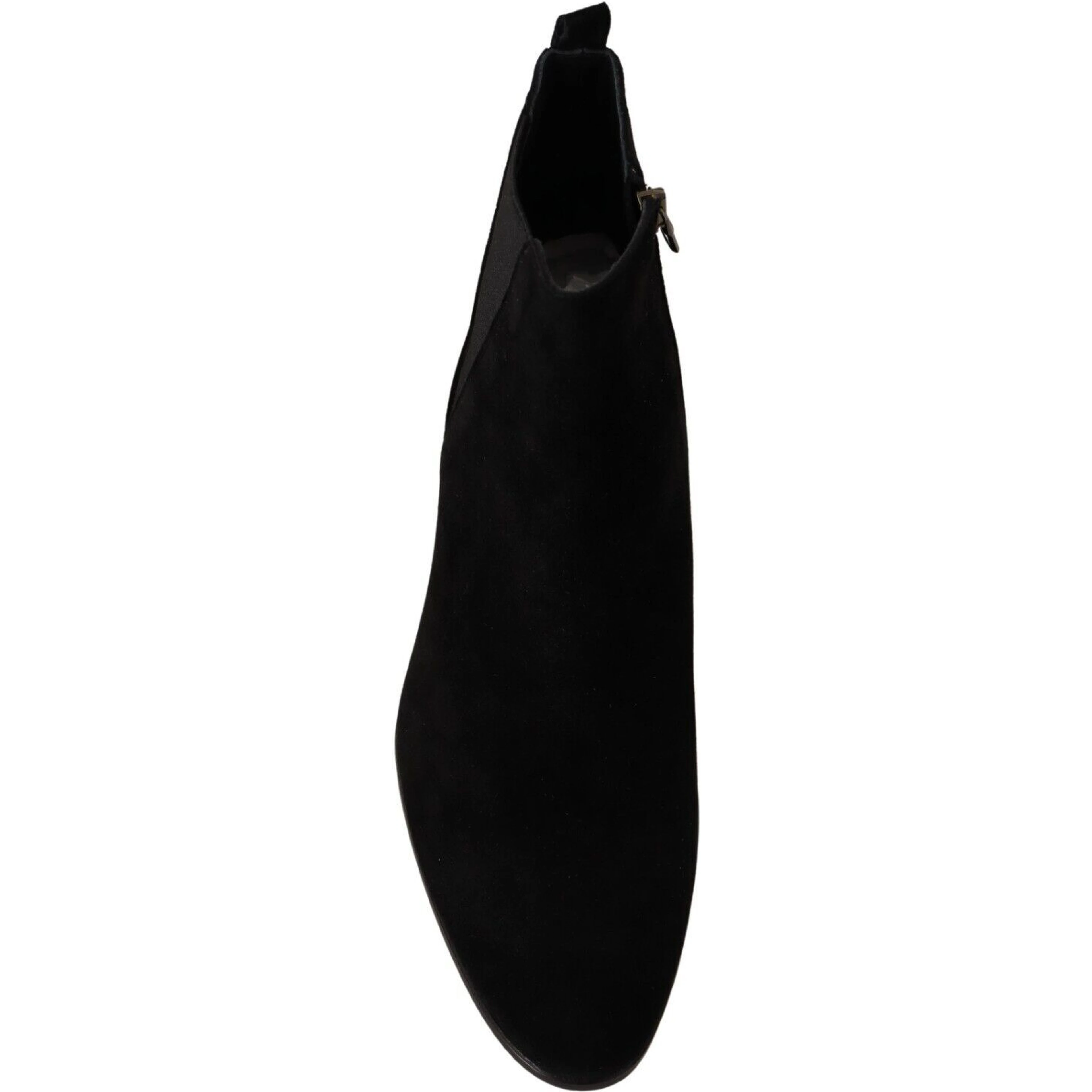 Black Suede Leather Chelsea Mens Boots Shoes