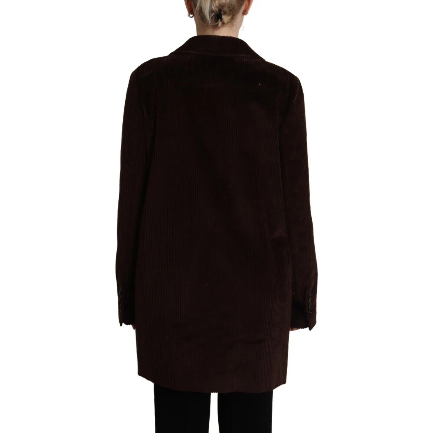 Bordeaux Corduroy Cotton Blazer Oversized Jacket