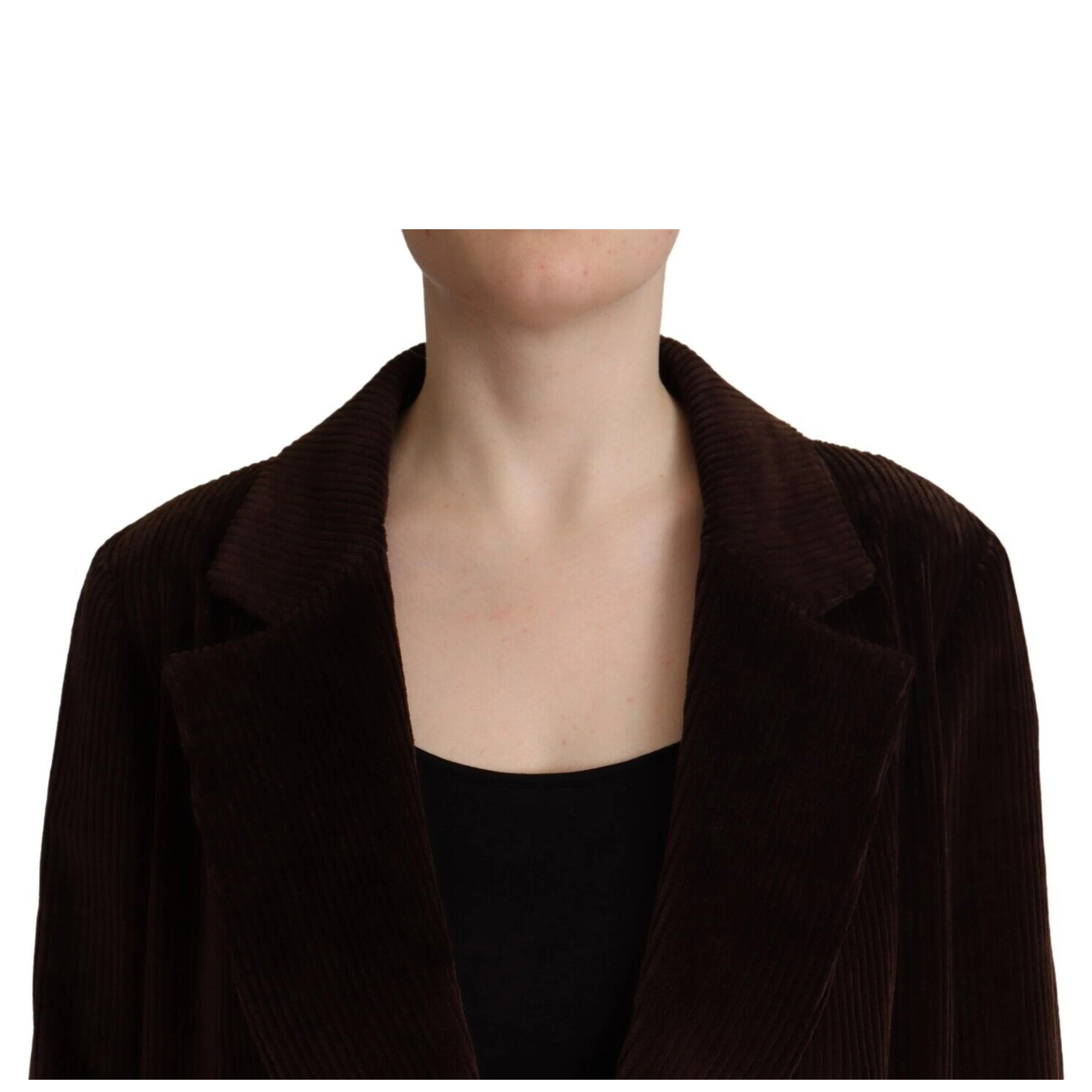 Bordeaux Corduroy Cotton Blazer Oversized Jacket