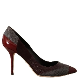 Multicolor Exotic Leather Heels Pumps Shoes