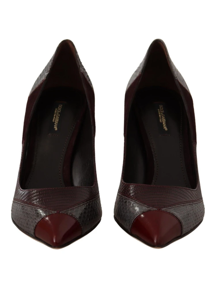 Multicolor Exotic Leather Heels Pumps Shoes alternative