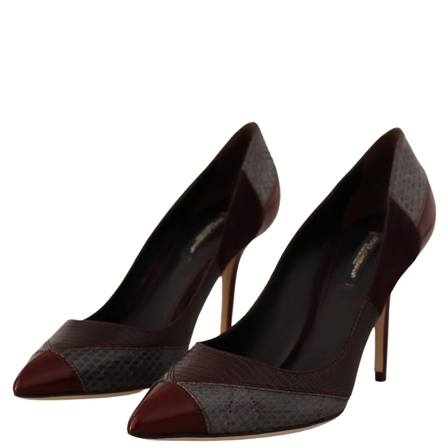 Multicolor Exotic Leather Heels Pumps Shoes