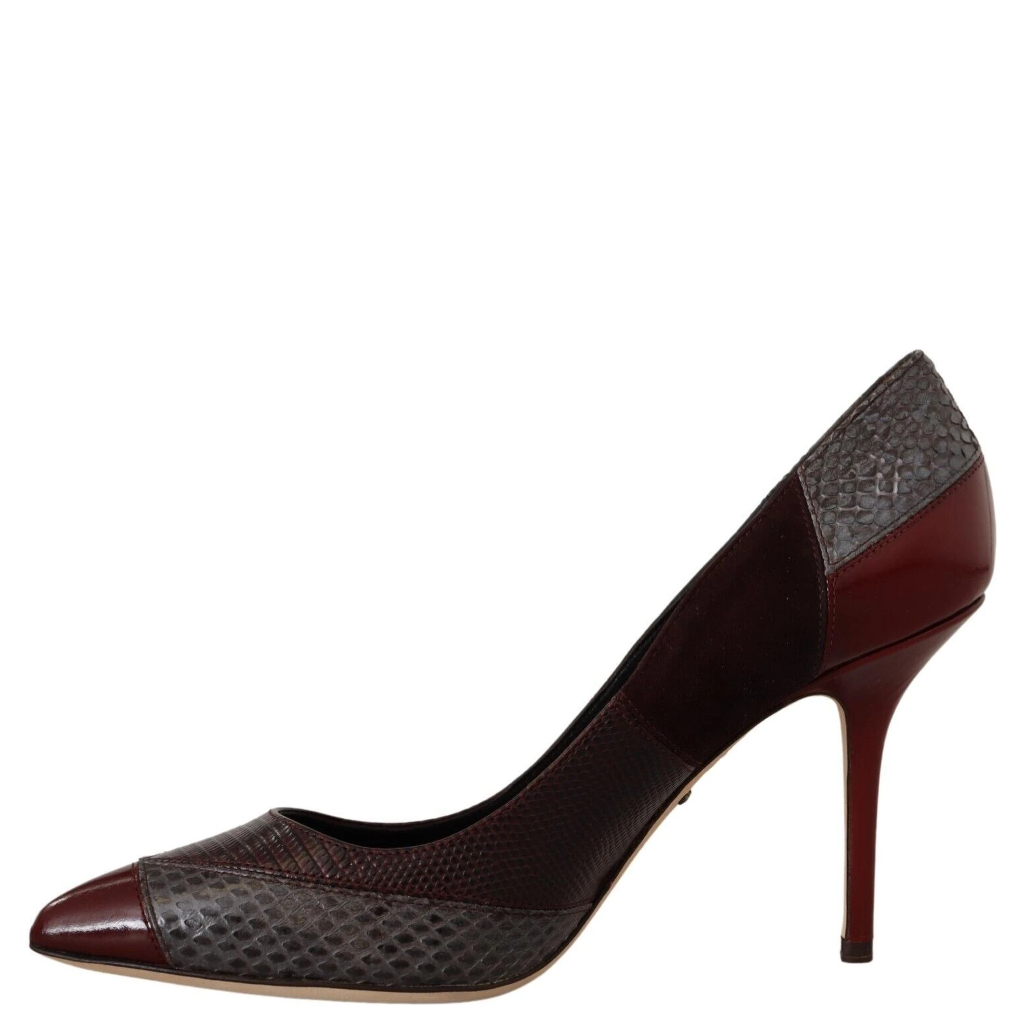 Multicolor Exotic Leather Heels Pumps Shoes