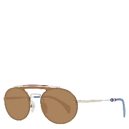 Gold Metal & Plastic Sunglasses