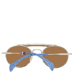 Gold Metal & Plastic Sunglasses