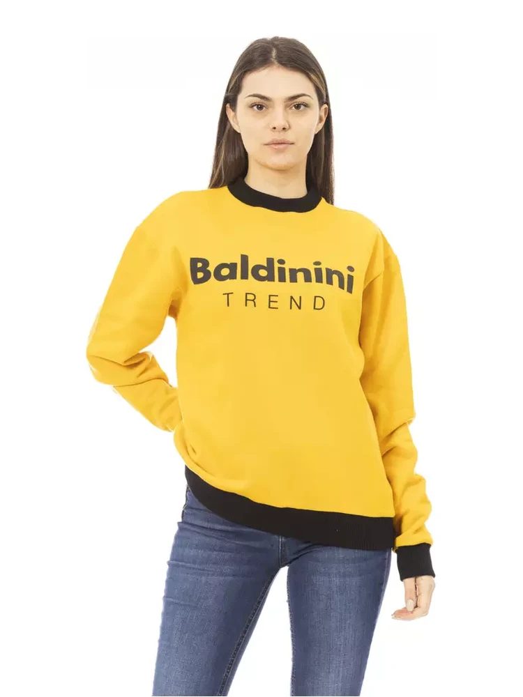 Yellow Cotton Sweatshirt