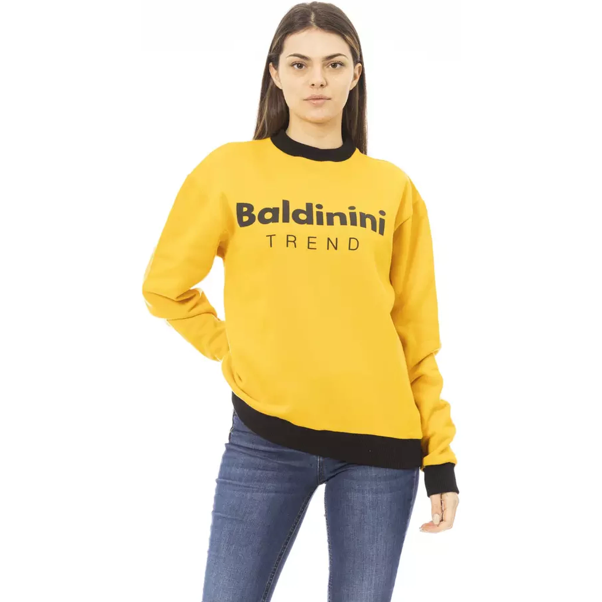 Yellow Cotton Sweatshirt