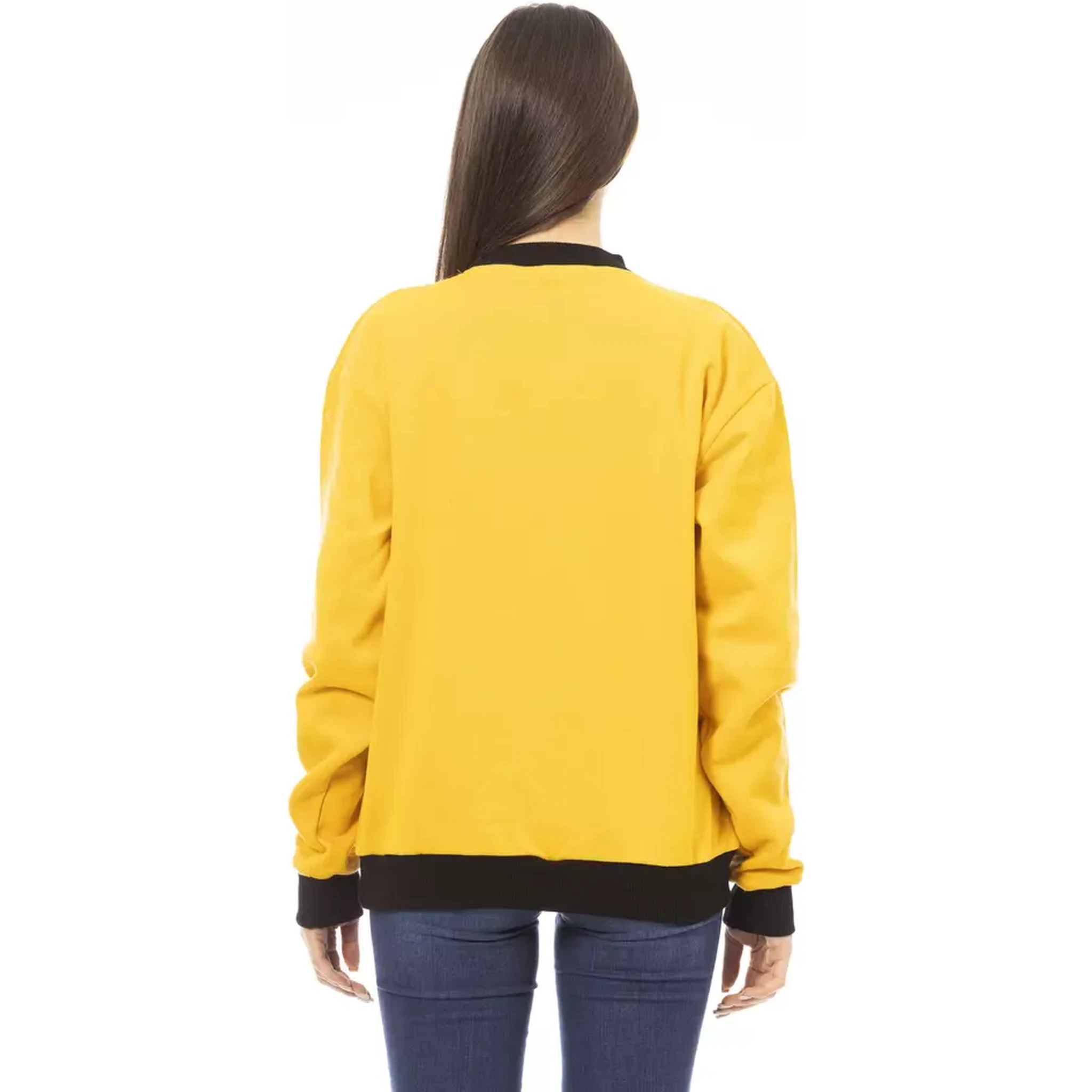 Yellow Cotton Sweatshirt
