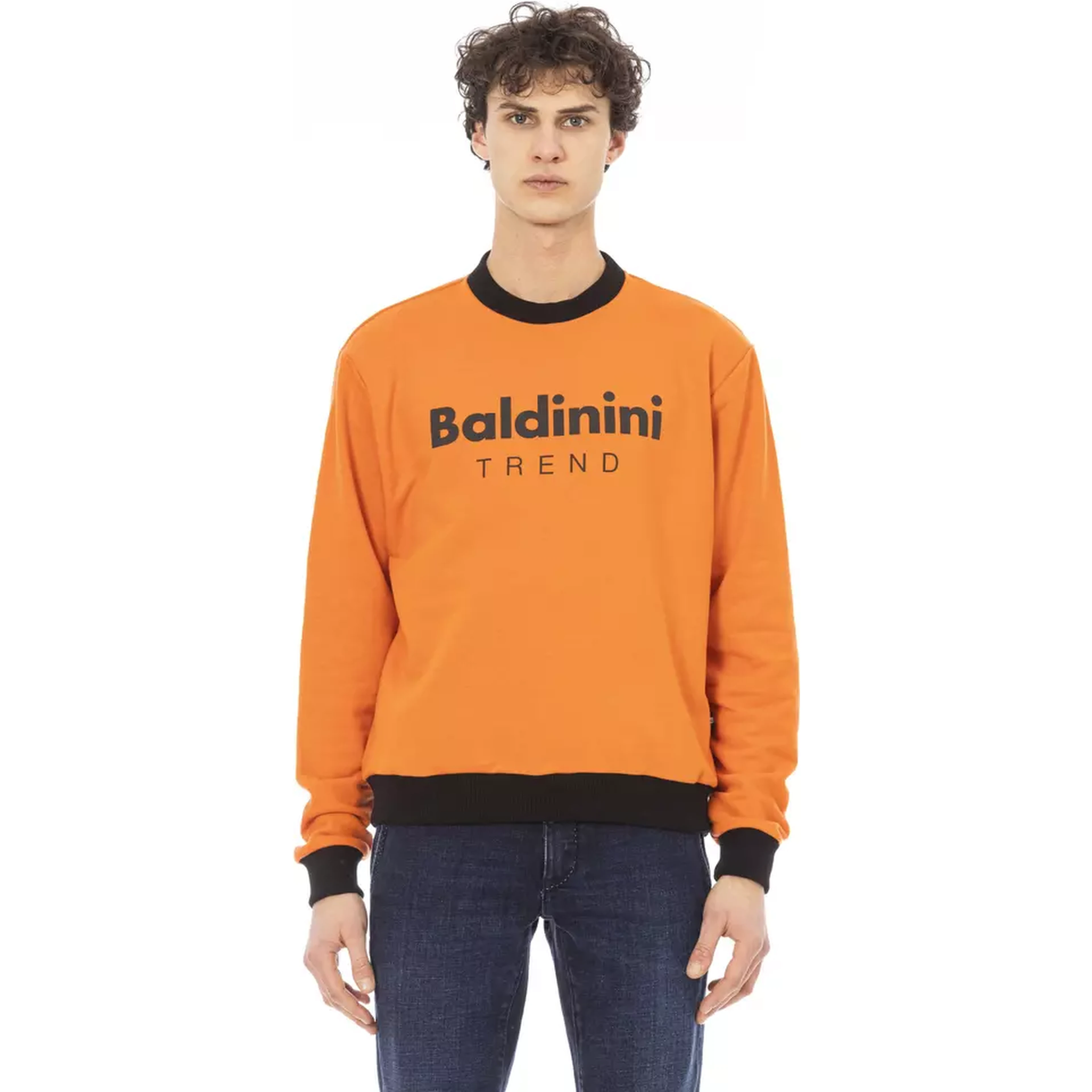 Orange Cotton Sweater