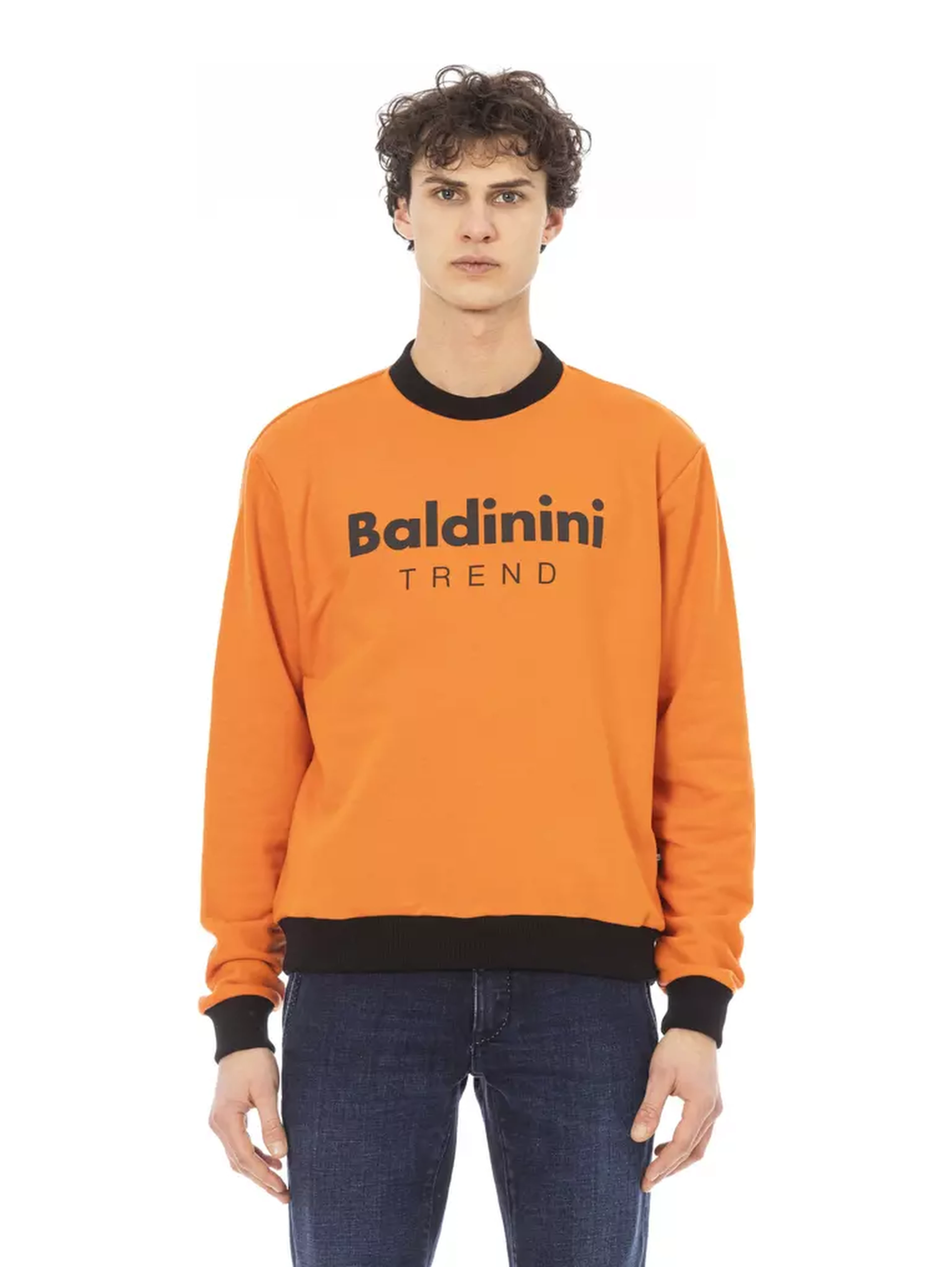 Orange Cotton Sweater
