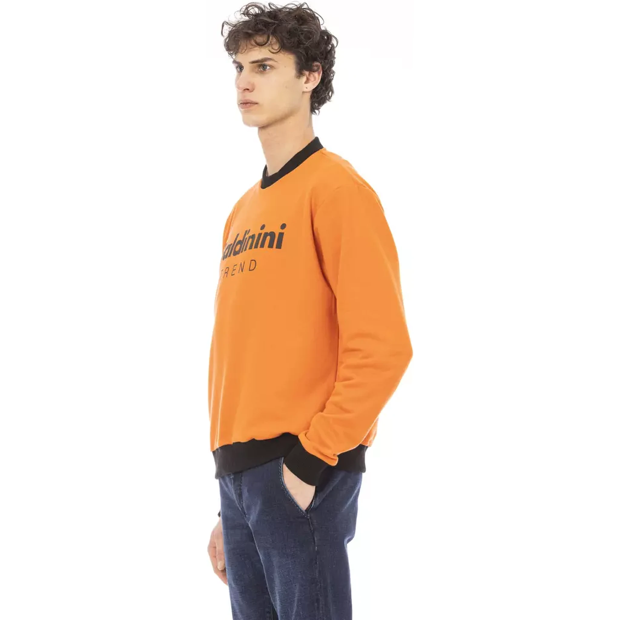 Orange Cotton Sweater