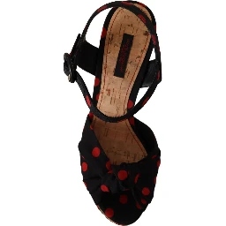 Multicolor Platform Wedges Sandals Charmeuse Shoes